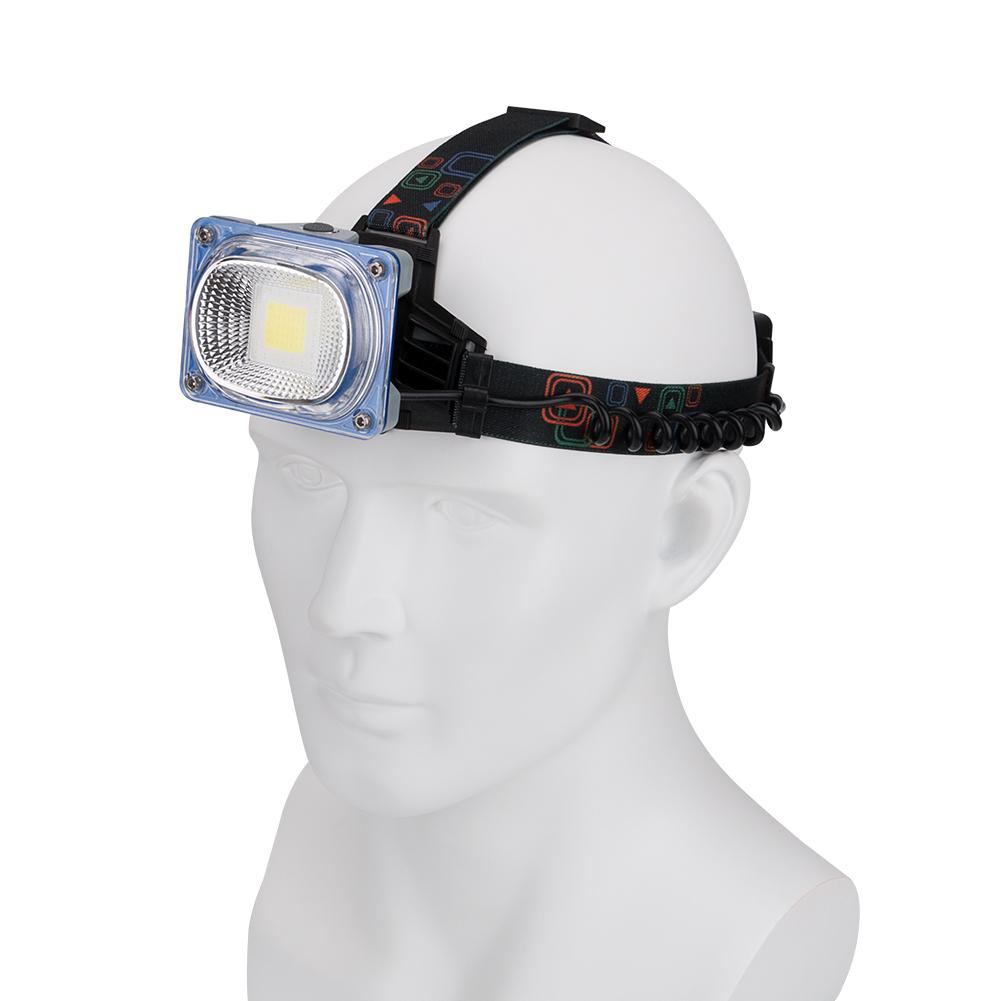 Wide Angle Headlamp 3 Modes USB Rechargeable  Camping COB LED