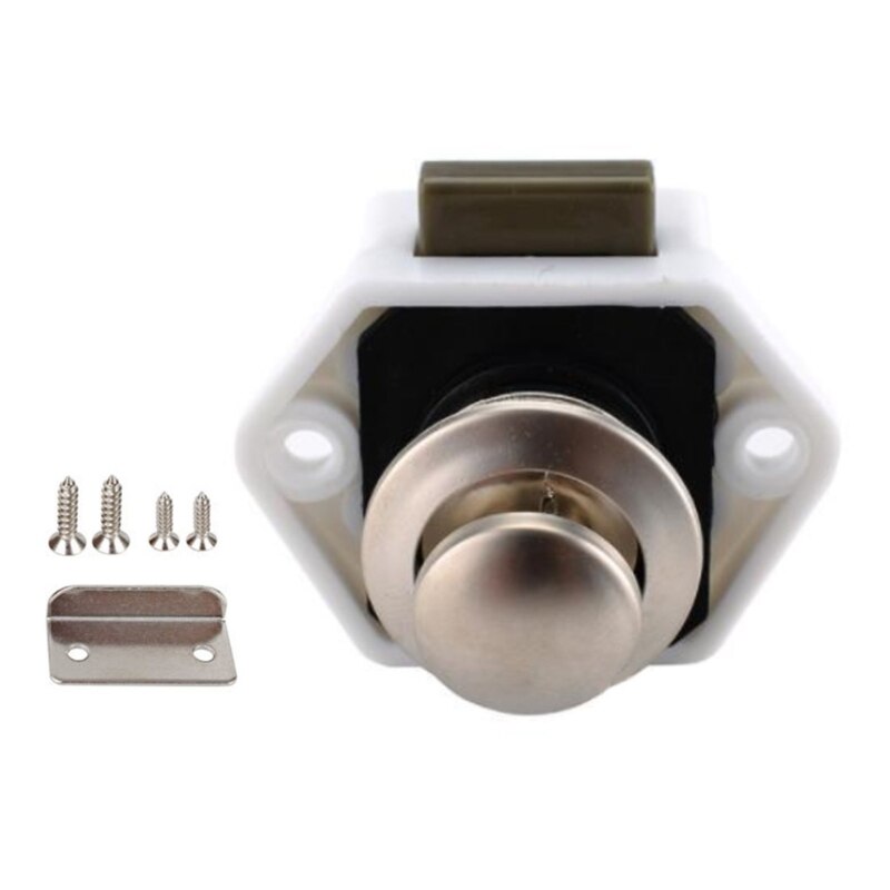 Diameter 20mm Camper Car Push Lock RV Caravan Boat Drawer Latch push button door locks For Furniture Hardware