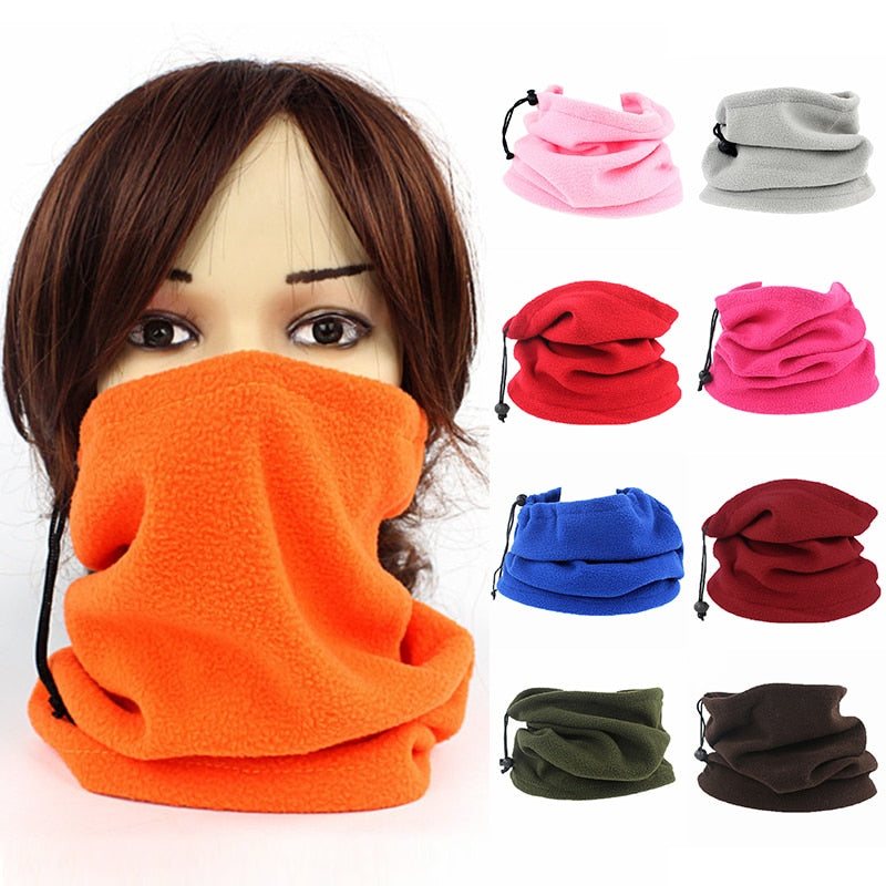 New Fleece Neck Tube Ear Warmer Fishing Skating Running Sport Scarf Face Mask Camping Hiking Neck Warmer Warm Cycling Headwear