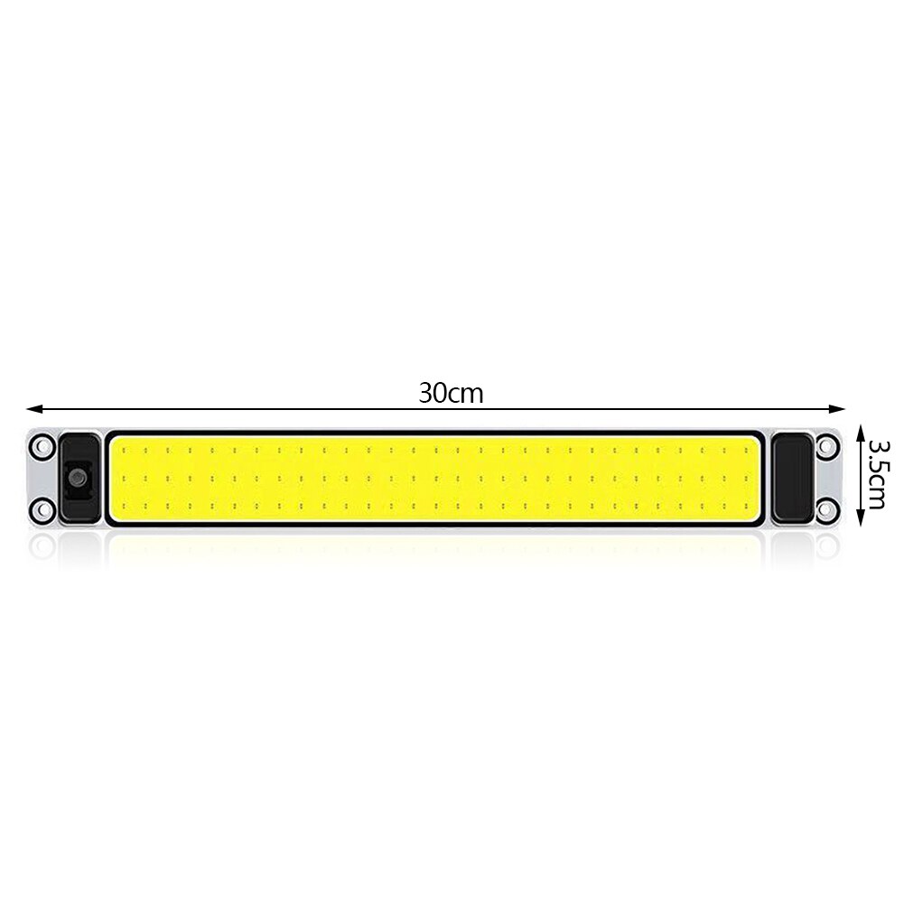 87LED 12-24V Car Reading LED Night Strip Light Interior Light Ceiling Lamp with On/Off Switch for Van Lorry Truck Camper Boat