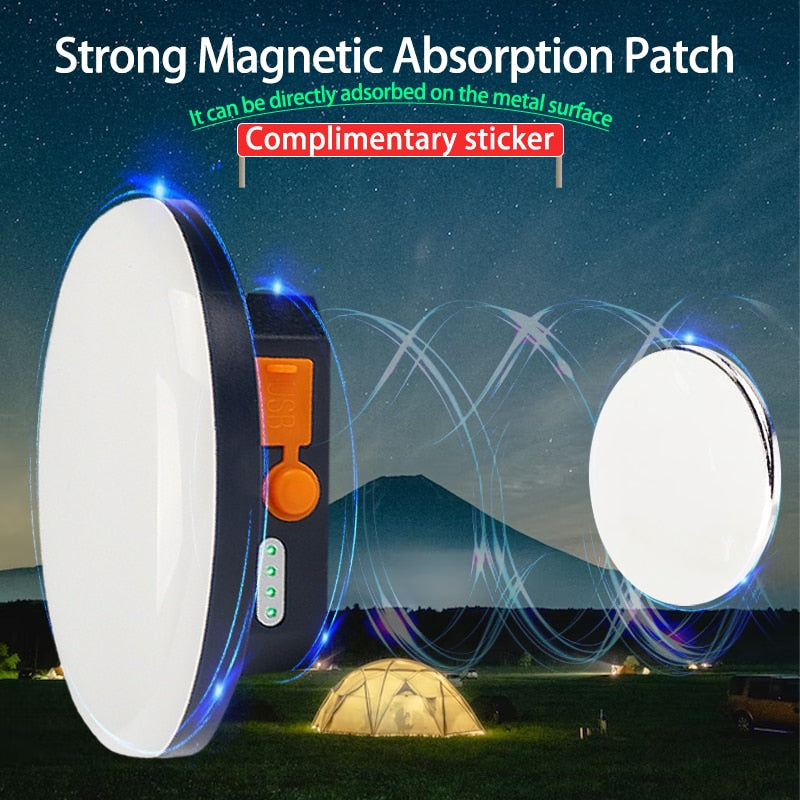 9900mAh LED Tent Light Rechargeable Lantern Portable Emergency Night Market Light Outdoor Camping Bulb Lamp Flashlight Home