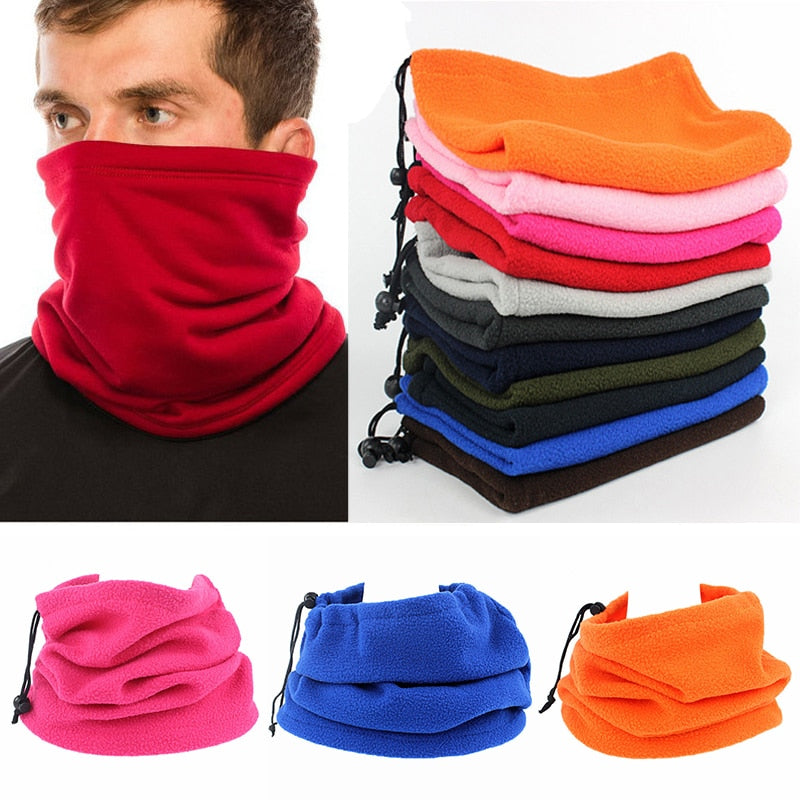 New Fleece Neck Tube Ear Warmer Fishing Skating Running Sport Scarf Face Mask Camping Hiking Neck Warmer Warm Cycling Headwear